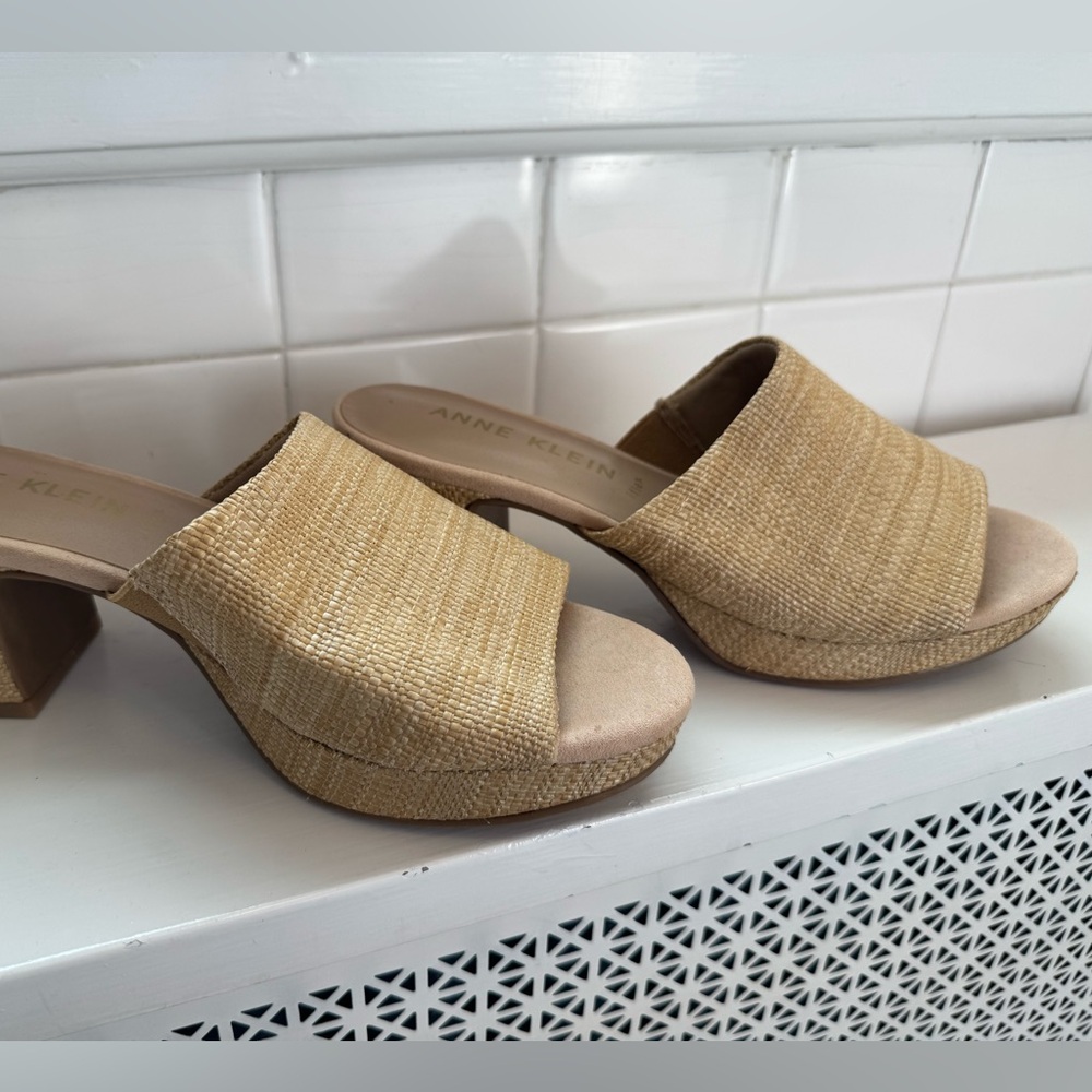 Anne Klein Chunky Heel Sandal